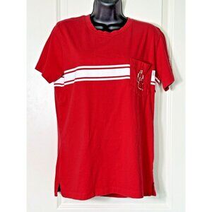 Victoria's Secret PINK 5th & Ocean Shirt Womens Small red New Mexico Lobos